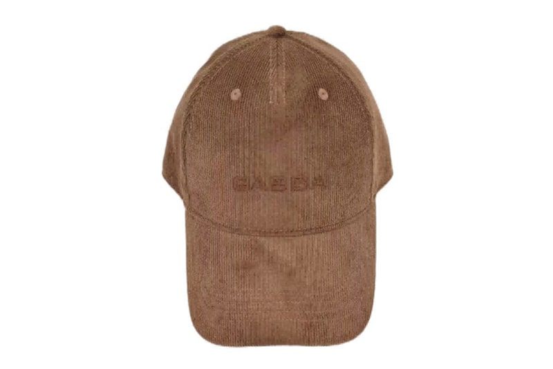 EXCAP22010 Rust Cotton Wale Corduroy Classical Golf Cap