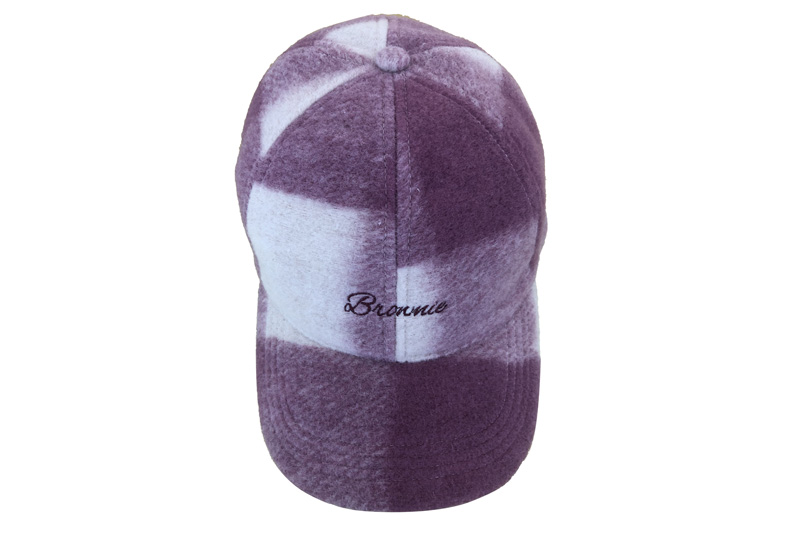 EXCAP23001 Purple Off white Polyester Fashion Golf Cap