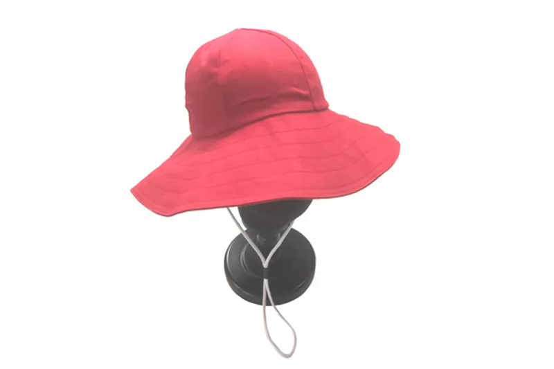 EXBH23001 Red and Black Cotton Sunproof  Fashion Bucket Hat