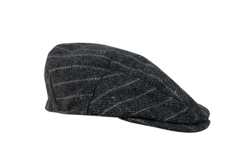 EXCAP21003 Khaki Wool Polyester Fashion Flat Cap