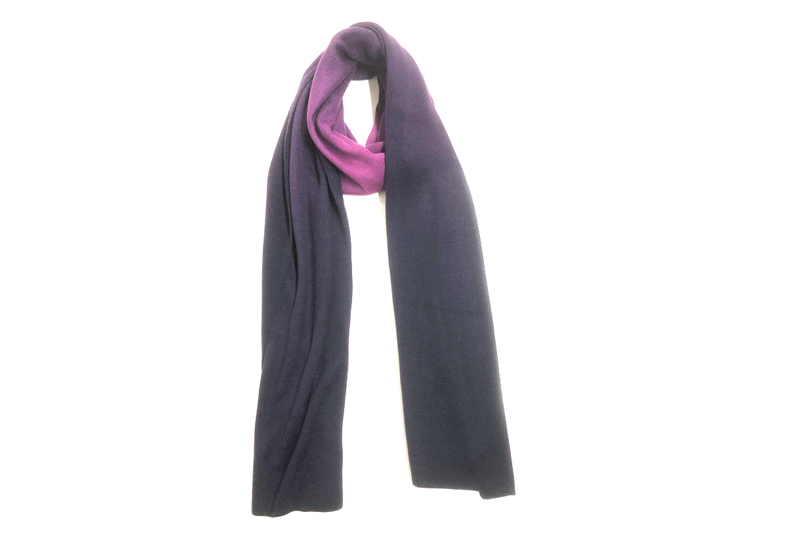 EXSC23003 Purple Acylic Comfort Knit Scarf
