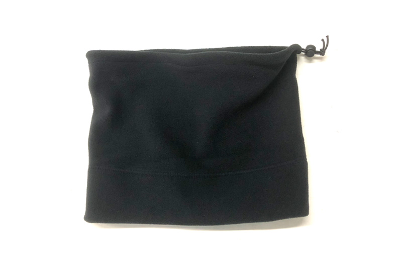 EXSN23002 Black Polyester Polar Fleece Snoods