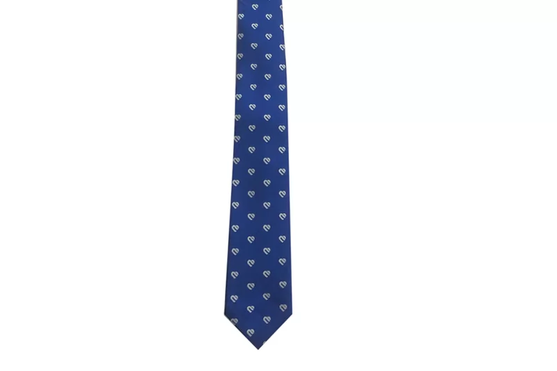 EXTIE21021 Navy Polyester Jacquard Necktie