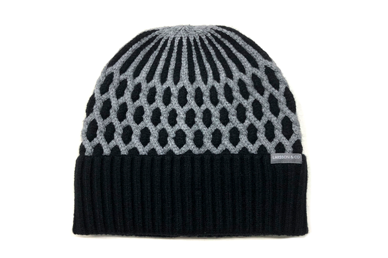 EXKH23003 Grey Acylic Wool Fashion Knit Hat