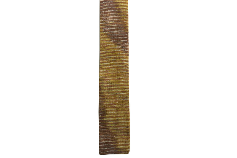 EXTIE21008 Yellow Multicolour Acrylic Fashion Classical Tie